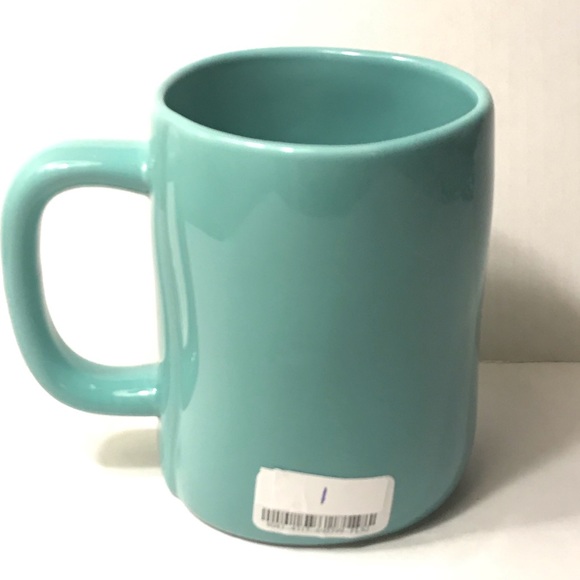 TWO (2) Rae Dunn Mama Bear Ceramic Mugs Teal Blue - Picture 5 of 14